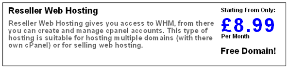 Reseller Web Hosting
